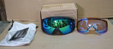 Smith I/O  Snow Goggles Medium Black, Chromapop Sun Green Mirror & Storm Rose picture