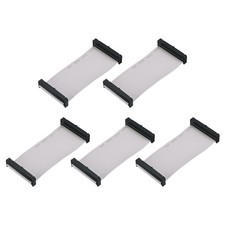 5Pcs IDC Connector Flat Ribbon Cable 40 Pin FC 2.54mm Pitch 10cm Length picture