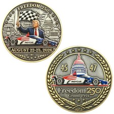 AA-014 Challenge Coin Freedom 250 for Grand Prix Washington President picture