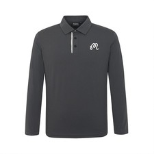 Genuine Malbon Golf Ice Polo Shirt CHARCOAL (MAN) picture