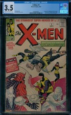 X-Men 1 CGC 3.5  1st X-Men & Magneto picture