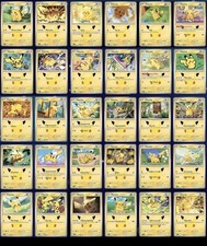 ENGLISH - Pokemon TCG Pikachu Rares 30th Anniversary Celebration FULL SET 1-30 picture