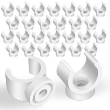 Yookeer 100 Packs 1/2 Inch Pex Clips Pipe Hangers, Clamps White picture