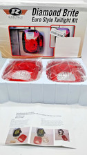 Rampage 5307 Diamond Brite Euro Tail Light Lens Kit Jeep CJ Wrangler 76-06 picture