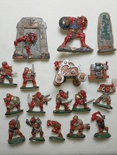 Vintage Grenadier Metal Orcs Miniature Lot 1980s D&D AD&D Warhammer Fantasy 17pc picture