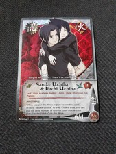 Naruto CCG Sasuke Uchiha & Itachi Uchiha N-263 Diamond Foil Card picture