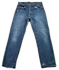 Vintage 70s LEVI’S LEVIS USA 501 30 x 29 Redline SELVEDGE Denim Jeans Pants picture