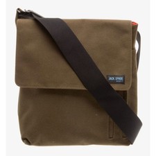 Jack Spade Green Canvas Messenger Bag Crossbody Greene St picture