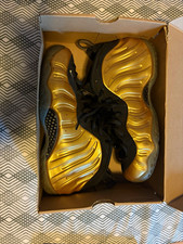 Nike Air Foamposite One Metallic Gold/Black Men’s High Top Basketball Sneakers picture