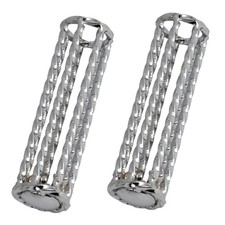 OG Lowrider Classic Twisted Chrome Handlebar Bike Grips  Cruiser Custom Bicycle picture