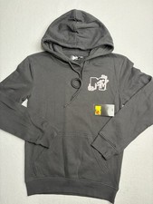 MTV Floral Logo Pullover Hoodie Fleece Black Women’s Size XS NWT picture