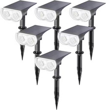 Solar Lights Garden Stakes,6-Pack Cool White picture