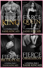 Fierce King + queen + Betrayal + Obsession by Sadie Kincaid 4books set Paperback picture