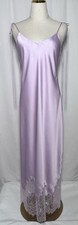 Gianni Bini Maxi Dress Slip Gown Chemise Nightgown Lingerie 8 Sleepwear Lavender picture