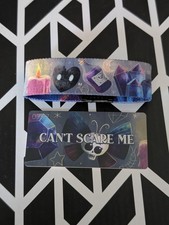 Zox Strap #797 Can't Scare Me ~ NEW ~ Medium ~ Wristband ~ Collector's Card picture