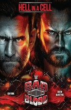WWE Bad Blood Hell in a Cell Wall Vinyl Decal Wrestling Poster PRINT Removable picture
