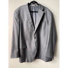 Peter Millar Mens 50T Grey 100% Wool 2 Button Blazer Sport Coat Made in Canada picture