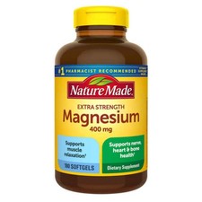 Nature Made Extra Strength Magnesium 400mg - 180 Softgels Bb/28 picture