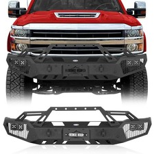 2015-19 Silverado 2500/3500HD Off-Road Front Bumper Winch Plate& 4x25W LED picture