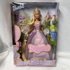 Barbie as Rapunzel Doll With Musical Hairbrush 2001 Mattel 55532 Movie D G1N picture