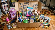 Vintage 90s Mystery Box Retro Toys Surprise Collectible Nostalgia Lot picture