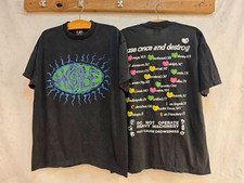 Vintage Rare 90s Hole Band Courtney Love Tour Grunge Black XL T-shirt REPRINT picture