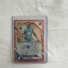 2025-26 Topps Chrome Bundesliga - Autographs Bazoumana Toure True Orange /25 RC picture
