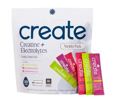 Creatine + Electrolytes Mix Creatine Monohydrate 30 Stick Pack Variety Case picture