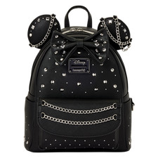 Loungefly Minnie Mouse Studs & Chains Mini Backpack picture