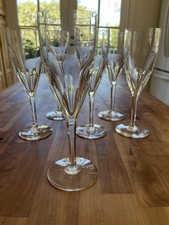 Baccarat Genova Champagne Glasses -Six Available Priced Each picture