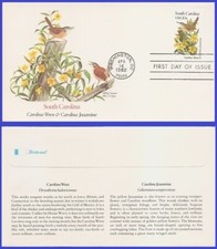USA6 #1992 U/A FLEETWOOD FDC   South Carolina picture