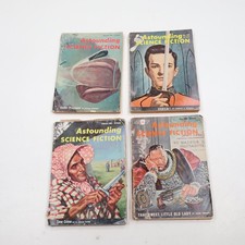 Astounding Science Fiction Magazine Lot 4 Issues 1950 Pulp Sci-Fi Vintage picture