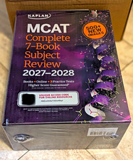 Kaplan MCAT Complete 7-Book Subject Review 2027-2028 Box Set picture