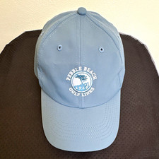 Pebble Beach Golf Links 1919 Blue Embroidered Logo Adjustable Golf Hat Cap picture