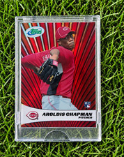 2011 Topps Etopps Aroldis Chapman /999 Red Refractor Rookie Sealed World Champ picture