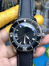 45mm Watch Case + Dial + Hands + Strap 50 Fathoms Diy Kit for 2836 picture