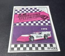 1993 Brownstown Indiana Speedway Annual Program picture