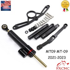 For Yamaha MT09 2021 2022 2023 Carbon Steering Damper & Stabilizer Bracket Mount picture