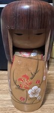 Kokeshi Doll Japanese Wooden Toy Vintage Hand Painted picture