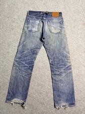 VTG Levis 501 Jeans Mens Selvedge LVC Made in USA Whiskers Honeycomb Fits 31/29 picture