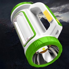 Solar Rechargeable LED Flashlight – USB Spotlight & Power Bank, 2000mAh picture