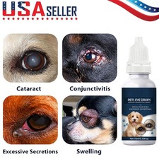 3/2x Eye Drops for Pets Bacterial,Viral and Fungal &Infections Dog Cat Treatment picture