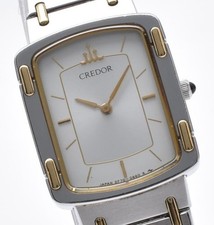 Vintage 【N MINT】 Seiko Credor 2F70-5600 18K Two Tone Quartz 18mm Women's JAPAN picture