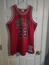 Authentic Michael Jordan Mitchell & Ness 96-97 Chicago Bulls Jersey Sz 48 XL  picture