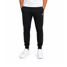 Hurley Men’s Black Fleece Jogger Pant Adjustable Drawstring (S03) picture