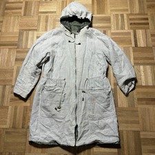 Vintage J Jill Reversible Linen Parka 1990s Large picture