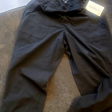 Athleta Women’s Black Trekkie Pants L Drawstring Elastic Waist Pockets Stretch picture