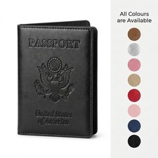 RFID Blocking Passport Holder Leather Travel Wallet Card Case Essentials Kit Pro picture