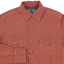 Wrangler Retro Premium Western Shirt, Men's Pearl Snap Up Collared Long Sleeve picture