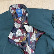 Harry Potter x Torrid Women's Size 3X Slytherin Green Corset Lined Ruffle Coat picture